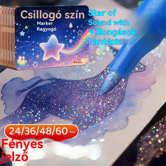 【24 szín】🔥✨️Kétvégű kiemelő készlet