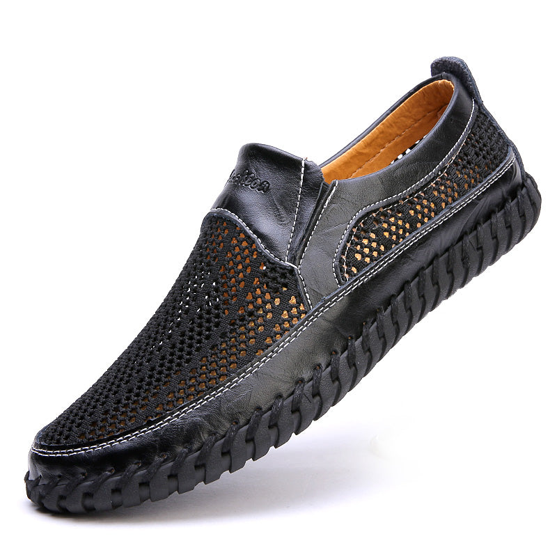 【38-48】👞 Pantofi sport bărbătești noi, din plasă zburătoare, pentru primăvară și vară, cu mărimi mari, rezistenți la transpirație și mirosuri, respirabili și confortabili