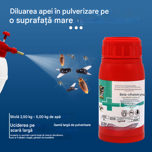 【🔥Cumpără 2, primești 2 gratis】🦟🐞 Insecticid puternic și spray împotriva muștelor, eficient împotriva diverselor dăunători și muște