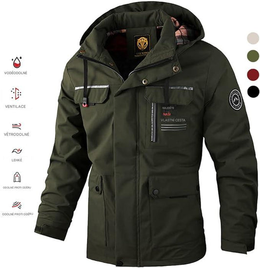 🔥⛄【M-6XL】✨🎉Nová pánská teplá, větruodolná a nepromokavá bunda na podzim zimu