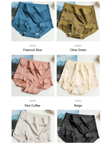 【6buc】Chiloți din satin din mătase de gheață premium