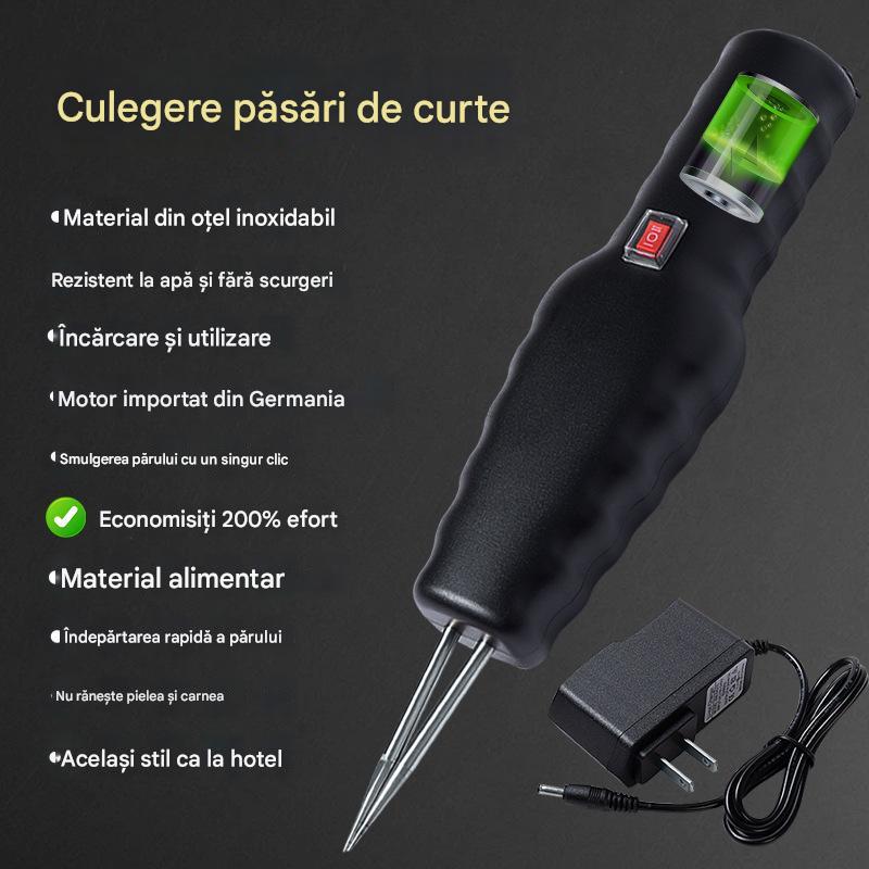 🐓🦆🐓🦆Dispozitiv electric pentru îndepărtarea rapidă a părului de la păsări