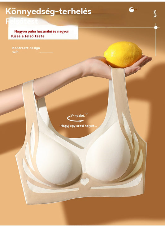 😍【2 csomag】Női egyrészes vezeték nélküli melltartó❤️【40-85kg】