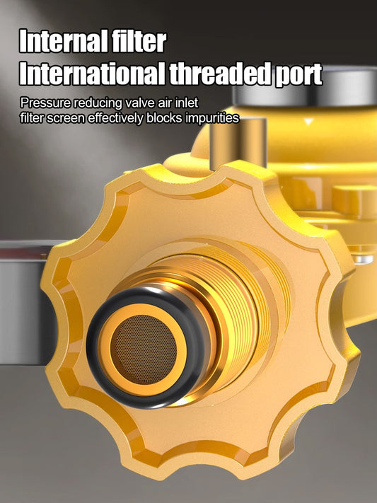 💥🏡Manometru de presiune a gazului cu protecție împotriva exploziilor și reductor de presiune💥