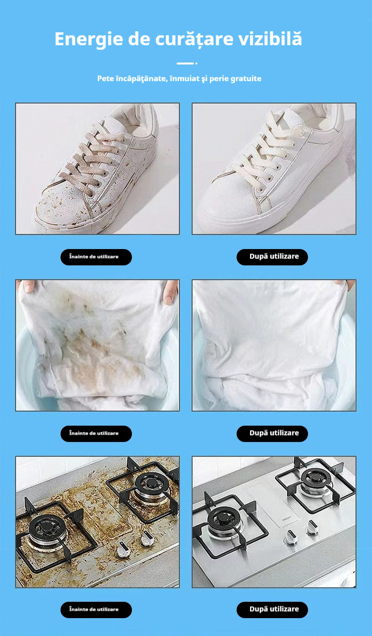 🎁【60 de bucăți】【Cele mai recente cercetări și dezvoltări din Japonia】Tablete efervescente de curățare multifuncționale