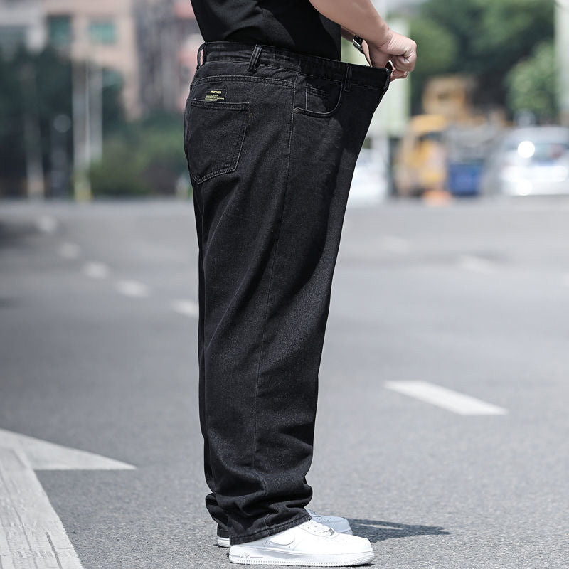 Pantaloni largi pentru bărbați, mărime mare drepți simpli ușor să asortați