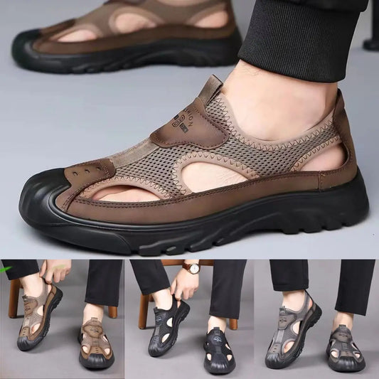 👟Rebajas de verano 🏆【Tallas 38-46】Nuevas sandalias de hombre 2026 para el verano, ligeras, deportivas y de ocio, antideslizantes, perfectas para la playa.