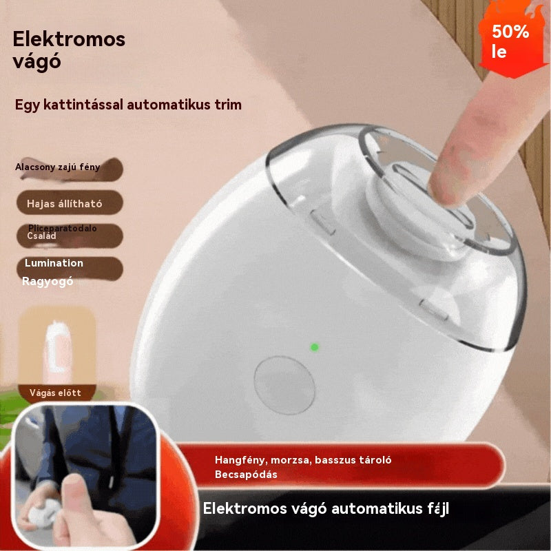 💅 Vásárolj 1-et, kapsz 1-t ingyen! ✨ Automata körömreszelő 1, biztonságos és gyengéd körömápolás 👶🔧