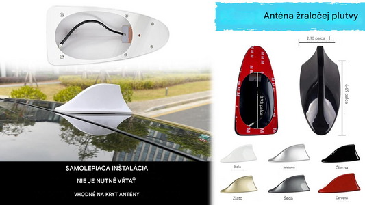 🚗🚗【Cumpără 1, primești 1 gratuit】Antenă auto cu aripioară de rechin, antenă universală de semnal radio, decorațiune