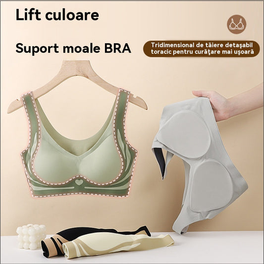 😍【Pachet de 4】Sutien pentru femei fără sârmă, dintr-o bucată❤️【40-85KG】