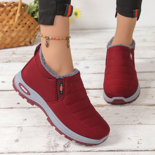 🔥【35-48】Unisex χειμερινές μπότες με βελούδινη επένδυση - ζεστές, άνετες και αντιολισθητικές για κρύο καιρό.