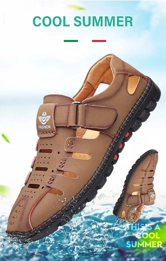 🔥🔥2025 Vara noi bărbați respirabil Hollow Out Casual pantofi Soft Sole🔥