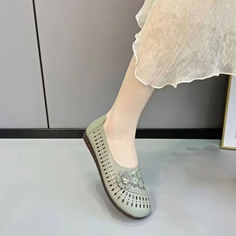 【35-40】Încălțăminte de damă, pantofi din piele moale și antiderapantă