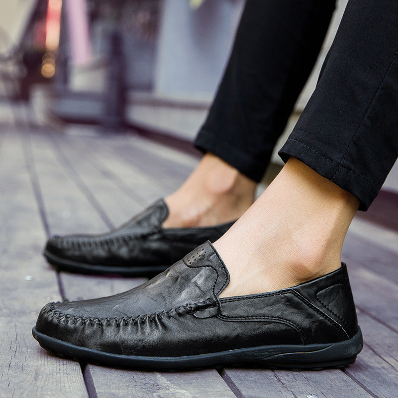 🔥💥【39-47】Pantofi casual din piele pentru bărbați, la modă nouă, vara 2025.