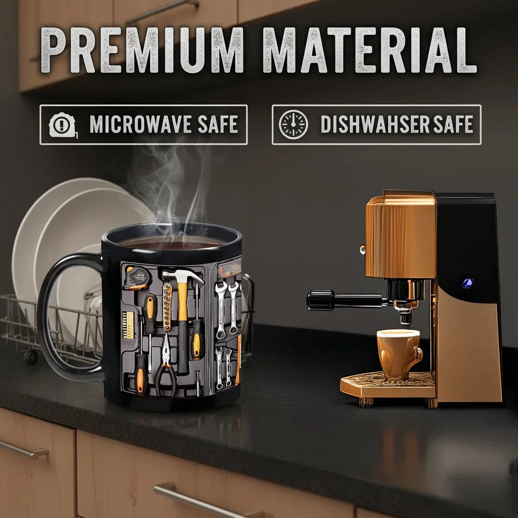 【Kupite 1 i dobijete 1 besplatno】2 komad 33 eura🔥☕Šalica u obliku kompleta alata za mehaničare