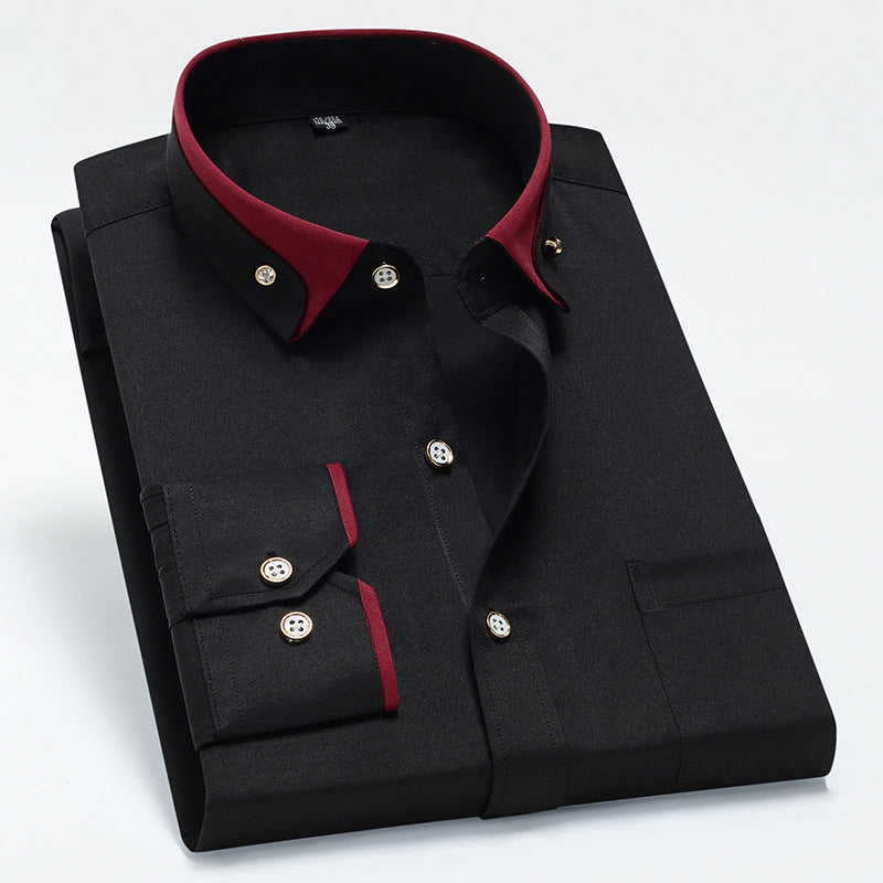 👕 Modă casual nouă de toamnă și iarnă, cămăși business bărbătești confortabile și respirabile