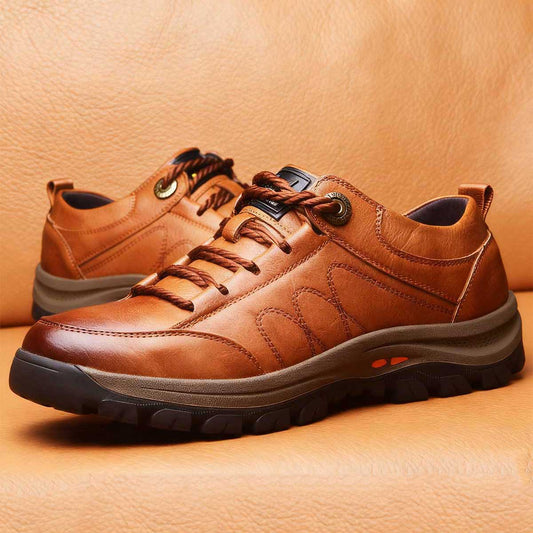 🔥👞Nove modne muške kožne cipele 2025., izuzetno udobno iskustvo, Dostupne su i tanke i debele verzije.