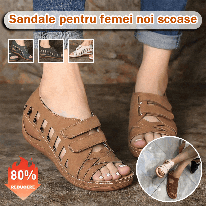 🎁【REDUCERE DE 30%】【35-43】2025 sandale în stil nou sandale cu toc pană gura de pește