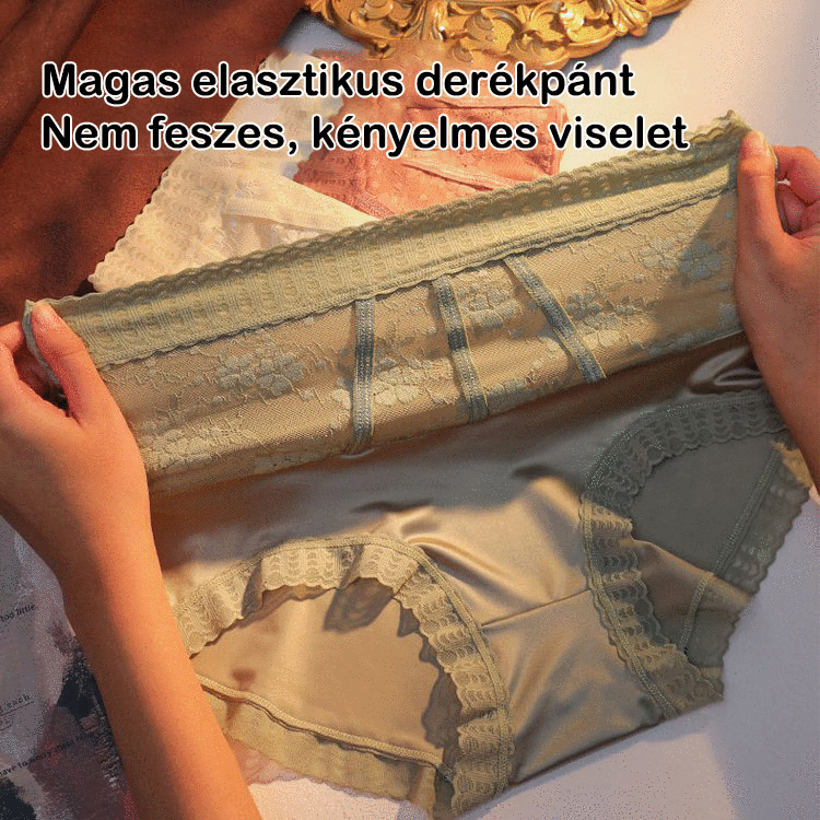 ✨✨✨【6 darab】Magas derekú, kényelmes és légáteresztő női alsónadrág
