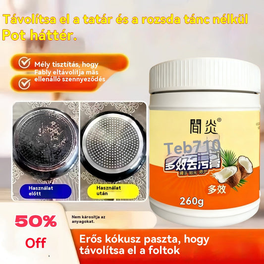 【Vásárolj 2-t, és kapsz még 2-t ajándékba】Multifunkciós háztartási tisztítókrém olaj, rozsda és vízkő eltávolítására.