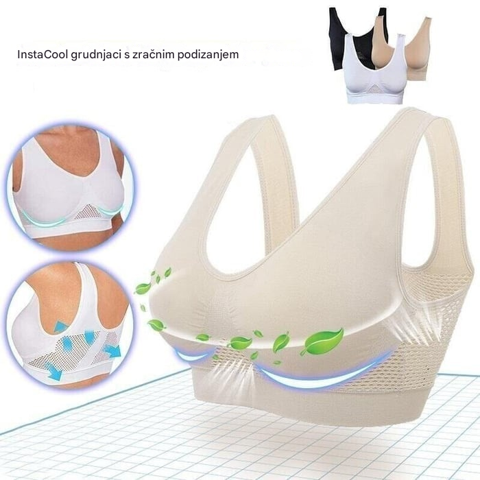 🥰【Pakiranje od 3】Prozračan i cool grudnjak za veće veličine❤️【40-120 kg】