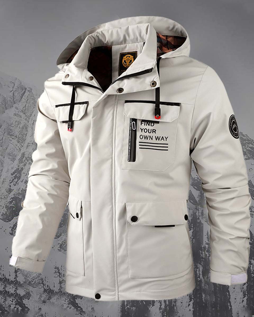 🔥🔥【M-6XL】Jesień i zima męska gruba ciepła wiatroszczelna i wodoodporna kurtka⚡ Przystojny i swobodny ⚡ Gruby i ciepły