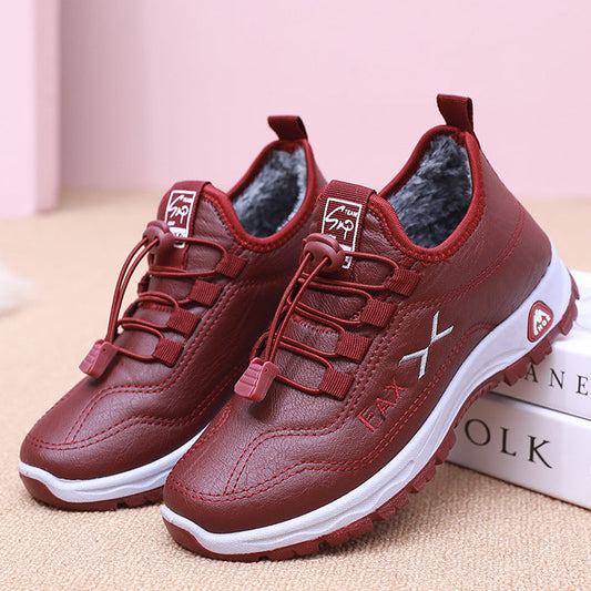 【Descuento por tiempo limitado del 50%】👢✨💖Zapatos de Mujer de Terciopelo y Cuero Genuino Hechos a Mano, Nuevo Estilo de Invierno