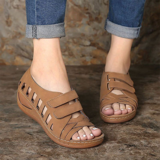 🎁【REDUCERE DE 30%】【35-43】2025 sandale în stil nou sandale cu toc pană gura de pește