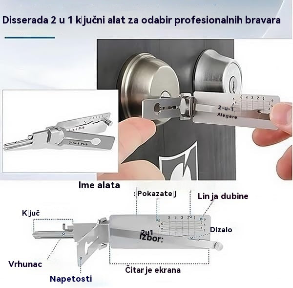 🔐Különleges promóciók ezen a héten🔑 🔥Rozsdamentes acél kulcsdekóder