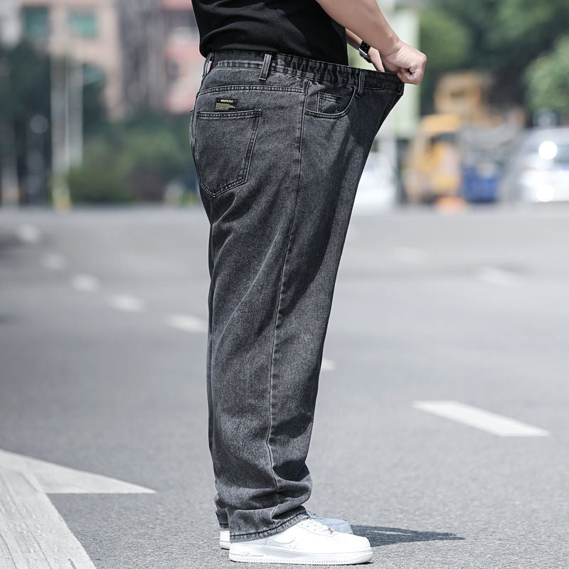 Pantaloni largi pentru bărbați, mărime mare drepți simpli ușor să asortați