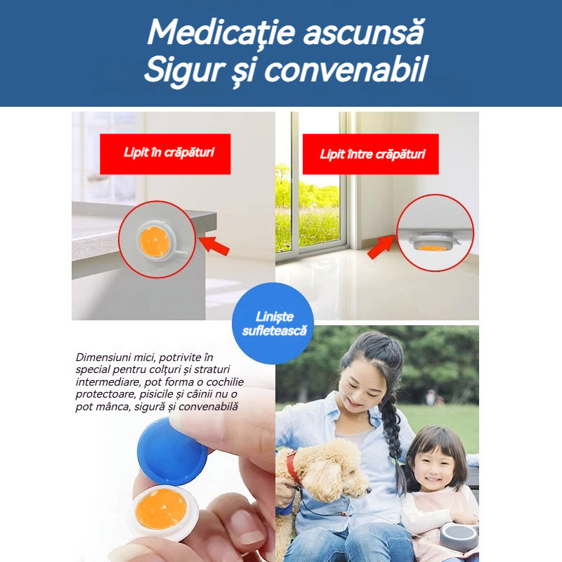 🛡️🏠【80 bucăți】💥Unguent pentru uciderea gândacilor de bucătărie importat din Germania, momeală de uz casnic, netoxic, pentru mame și bebeluși