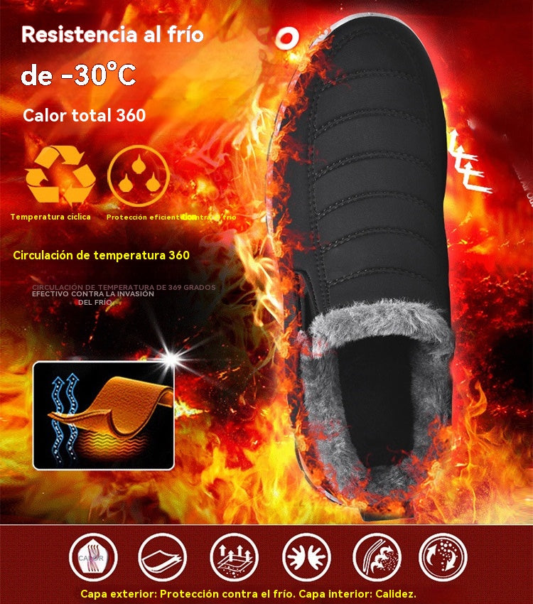 🔥【35-48】Botas Unisex de Invierno con Forro de Felpa, Cálidas, Cómodas y Antideslizantes para el Frío