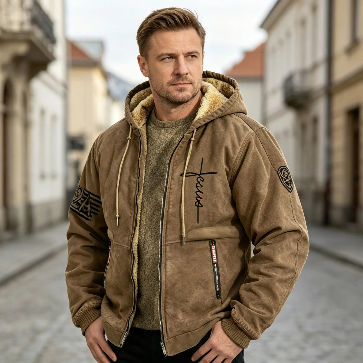 🔥🧥🔥【Płatność przy odbiorze】【S-3XL】Modna gruba polarowa męska kurtka casualowa na jesień i zimę