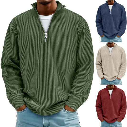 🔥【S-5XL】Nueva sudadera de hombre con cuello alto, otoño/invierno 2026