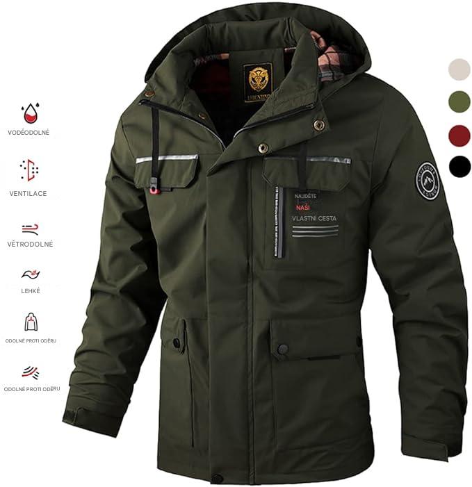 🔥⛄【M-6XL】✨🎉Nová pánská teplá, větruodolná a nepromokavá bunda na podzim zimu
