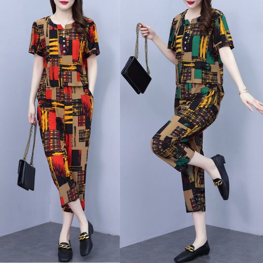🎀🐰 2025, set din două piese cool, confortabil și casual pentru femei