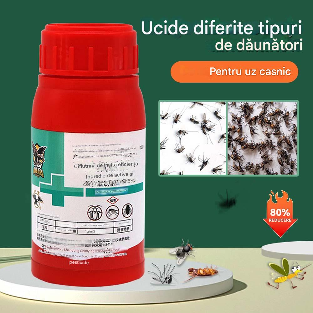 【🔥Cumpără 2, primești 2 gratis】🦟🐞 Insecticid puternic și spray împotriva muștelor, eficient împotriva diverselor dăunători și muște