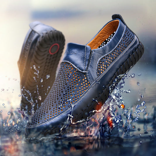 【38-48】👞 Pantofi sport bărbătești noi, din plasă zburătoare, pentru primăvară și vară, cu mărimi mari, rezistenți la transpirație și mirosuri, respirabili și confortabili