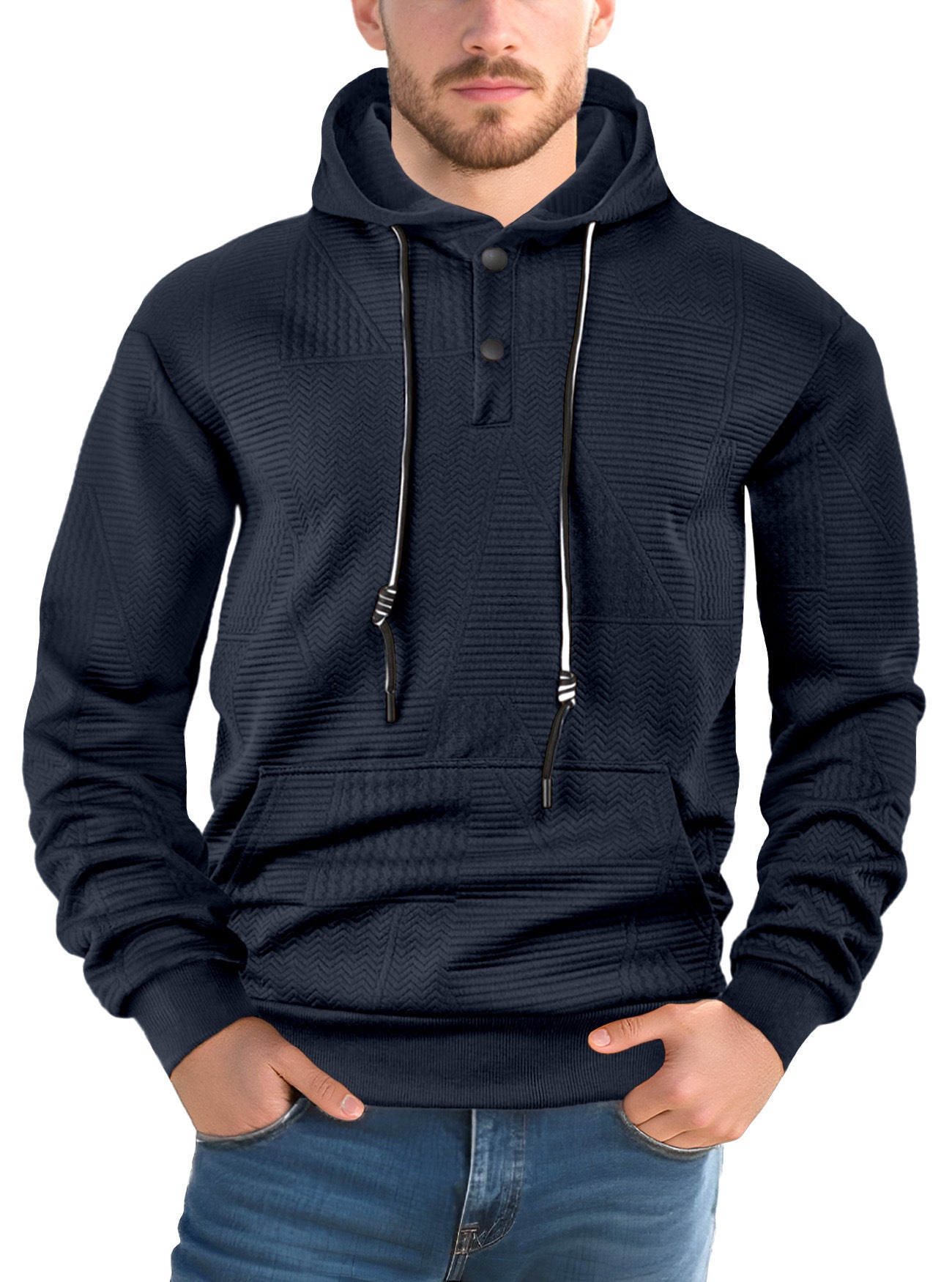 【S-3XL】Nowa męska luźna bluza z kapturem na jesień/zimę