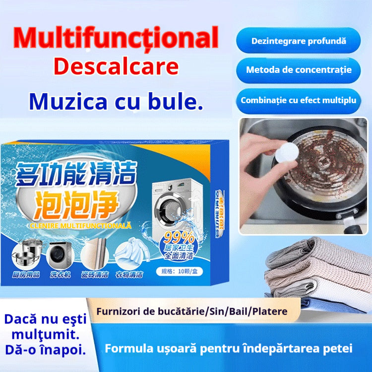 🎁【60 de bucăți】【Cele mai recente cercetări și dezvoltări din Japonia】Tablete efervescente de curățare multifuncționale