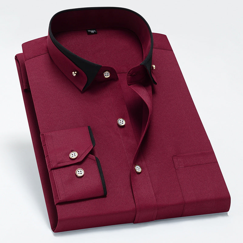 👕 Modă casual nouă de toamnă și iarnă, cămăși business bărbătești confortabile și respirabile