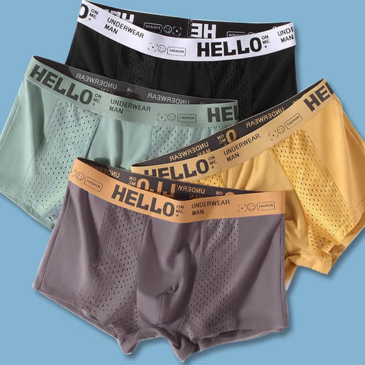 【6bucăți】 Lenjerie pentru bărbați 2025 Slip boxer antibacterian din bumbac pur pentru bărbați