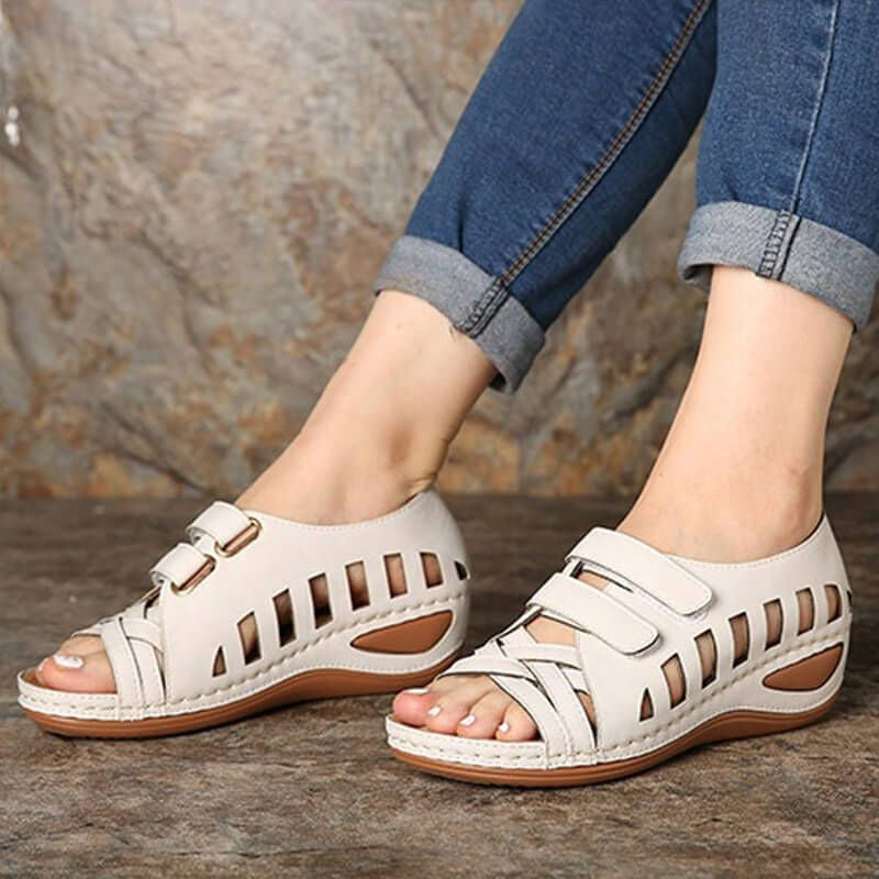 🎁【REDUCERE DE 30%】【35-43】2025 sandale în stil nou sandale cu toc pană gura de pește