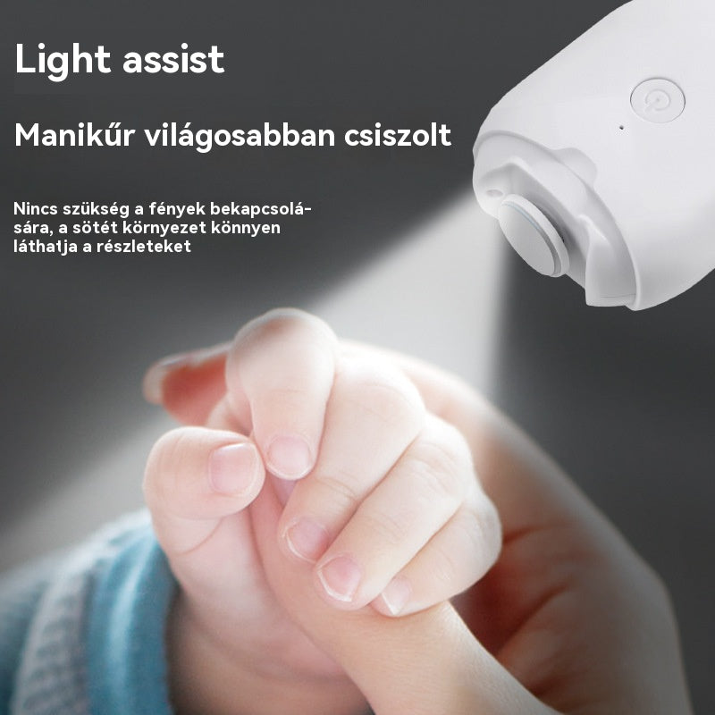 💅 Vásárolj egyet, kapsz egyet ingyen! ✨ Automatikus körömreszelő, biztonságos és gyengéd ápolás a körmeidnek 👶🔧