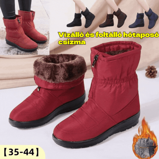 🔥【35-44】💦2025 Új, vastagított bársony hótaposó, vízálló és szennyeződésálló