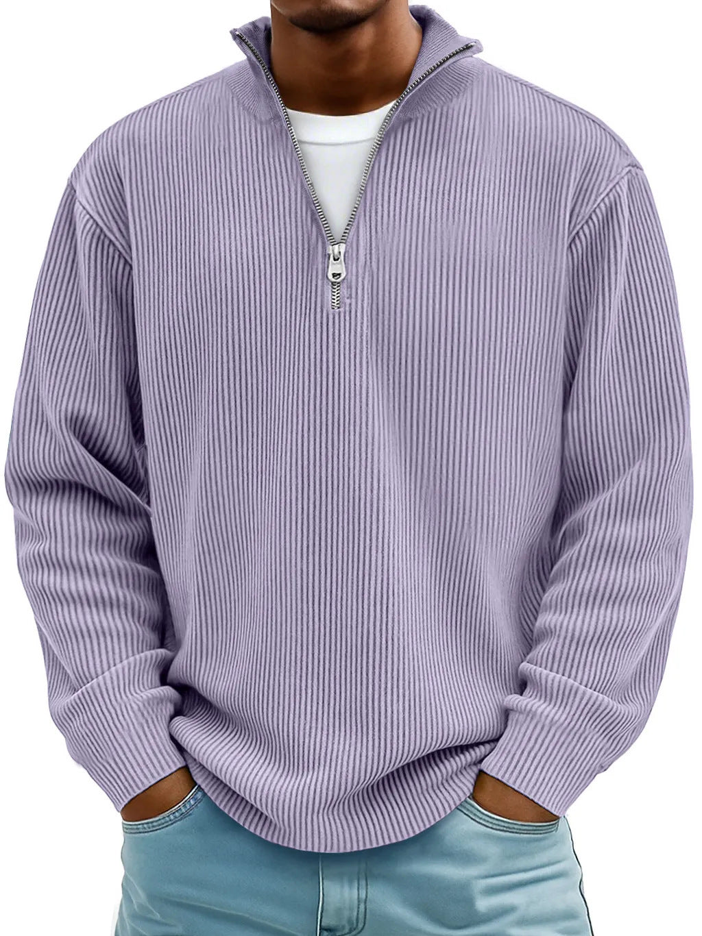 🔥【S-5XL】Nueva sudadera de hombre con cuello alto, otoño/invierno 2026