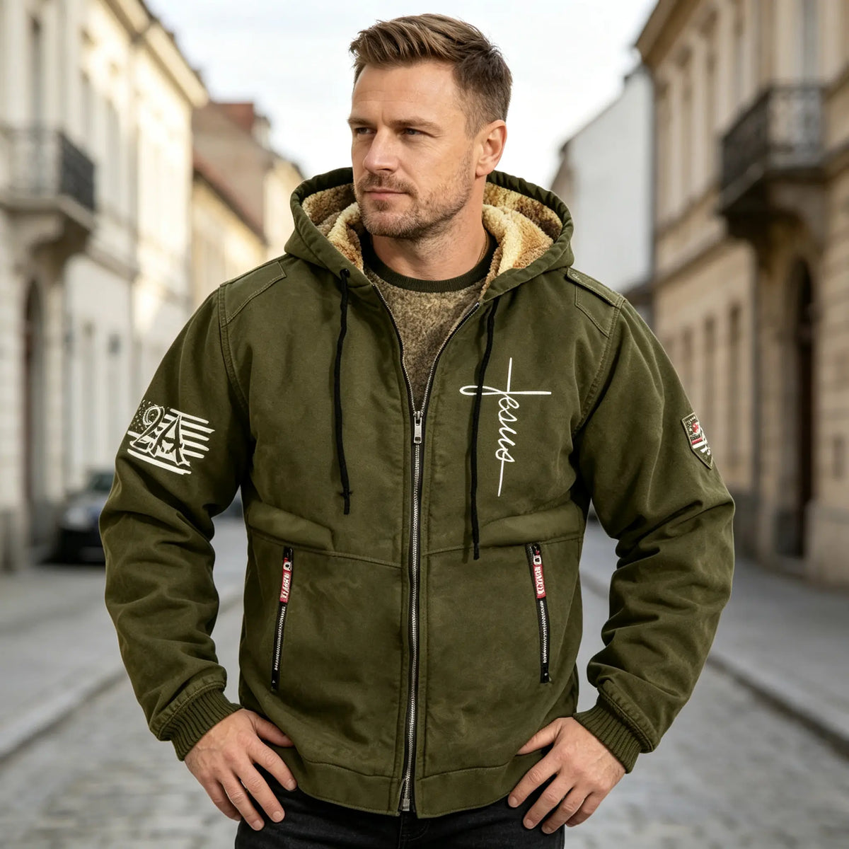 🔥🧥🔥【Płatność przy odbiorze】【S-3XL】Modna gruba polarowa męska kurtka casualowa na jesień i zimę