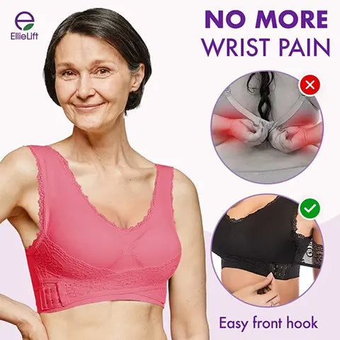 🔥【Ostatni dzień 50% zniżki】— (3 sztuki)Wygodny biustonosz z koronkowym przodem