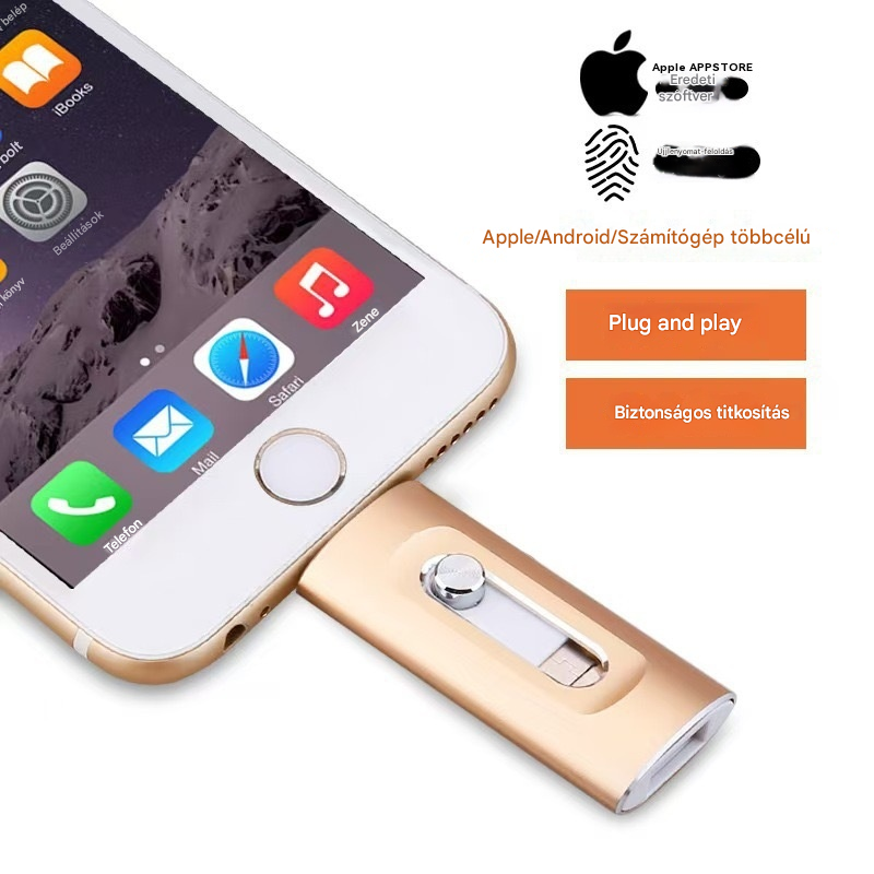 ⚡【✨Korlátozott ideig érvényes kedvezmény】4 az 1-ben pendrive iPhone/iPad/Android/PC készülékekhez