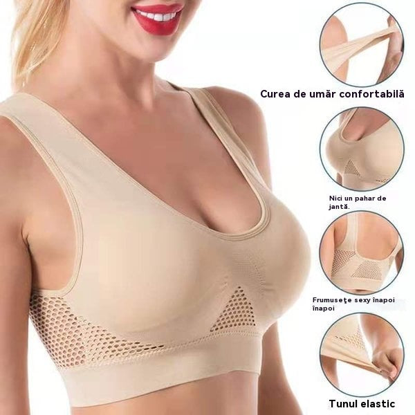 🥰【Pachet de 2】Sutien respirabil și răcoros pentru mărimi mari❤️【40-120KG】